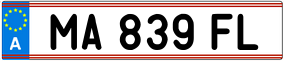 Truck License Plate